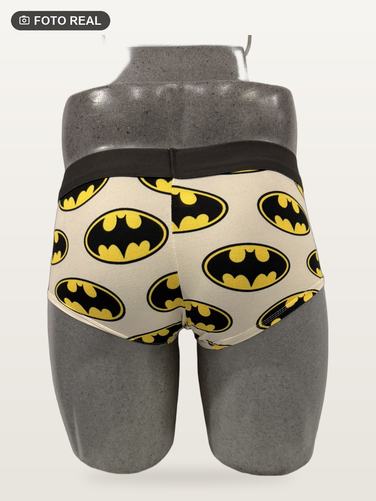 Bóxer Corto Barately Batman Fondo Crema vista 2