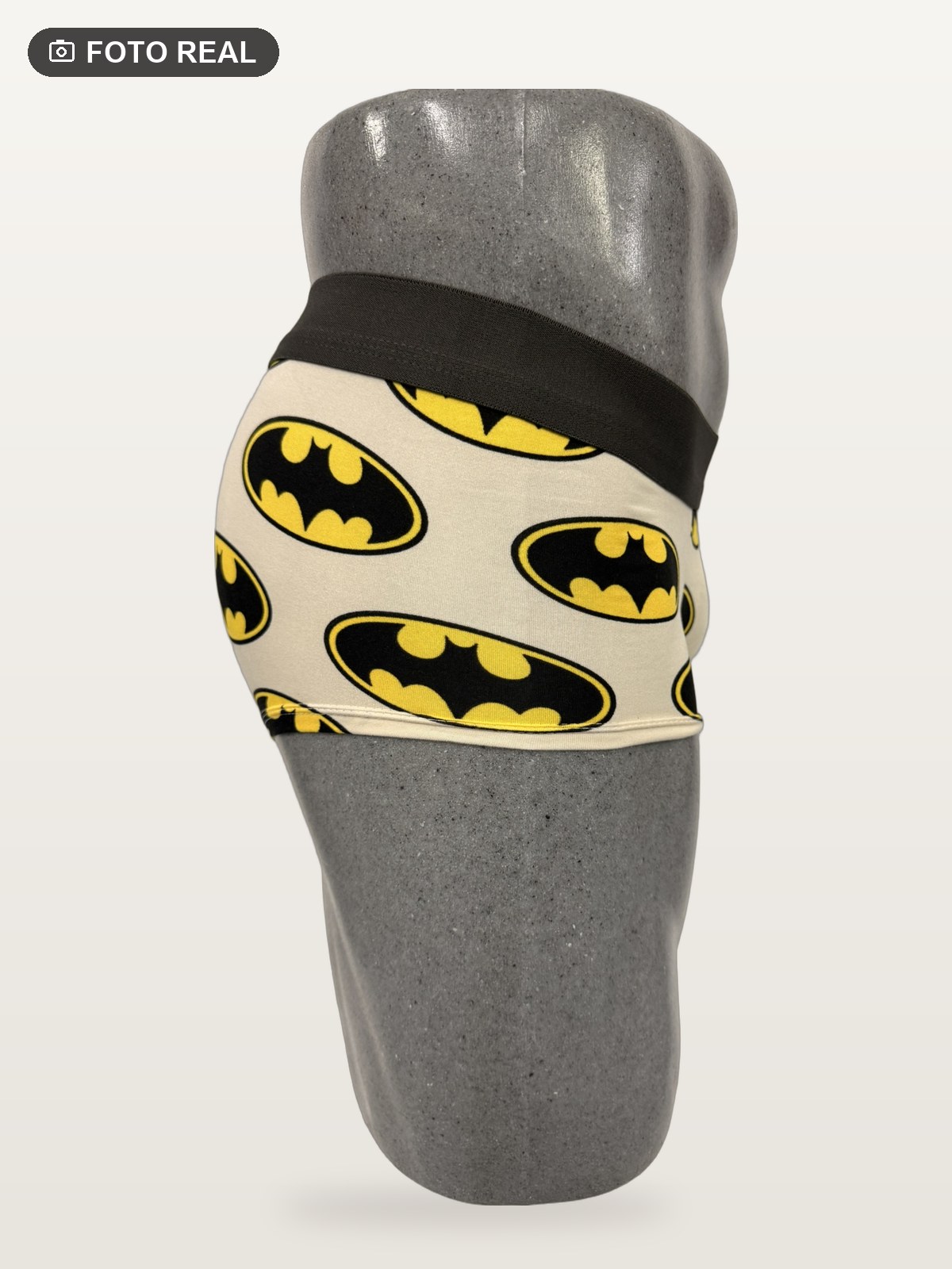 Bóxer Corto Barately Batman Fondo Crema vista 3