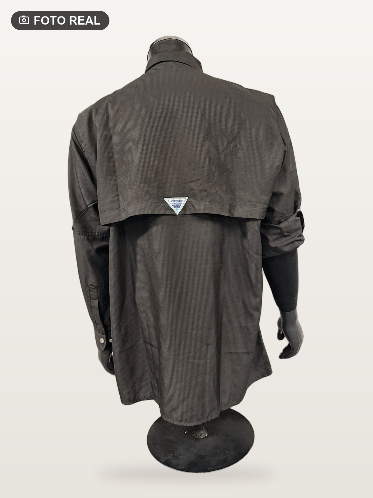 Camisa Táctica Convertible Negro vista 4