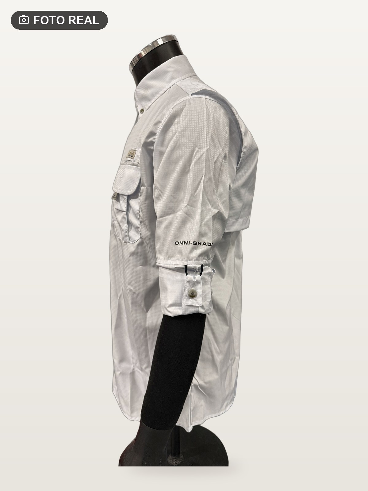 Camisa Táctica Convertible Blanco vista 2