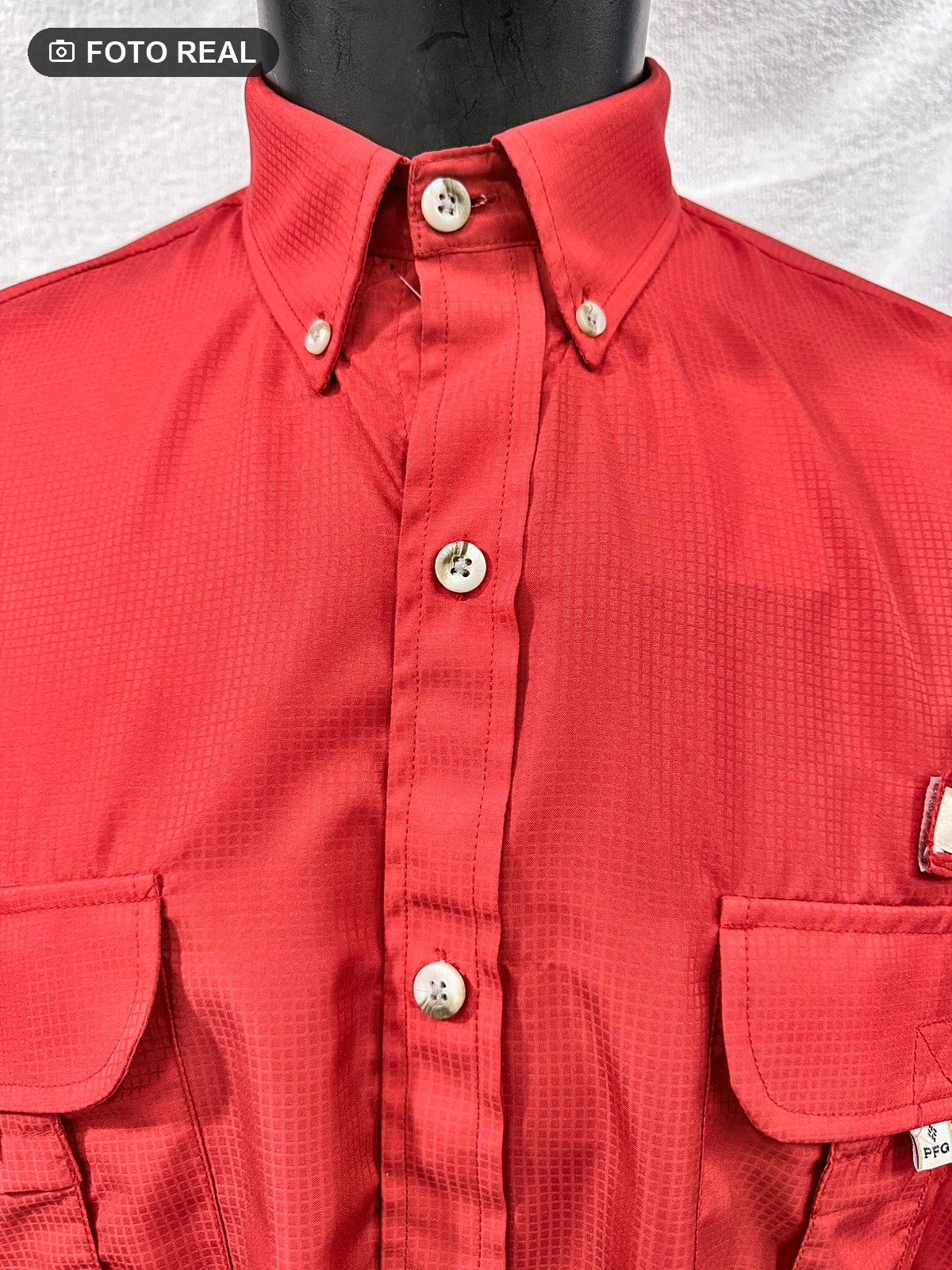 Camisa Táctica Convertible Rojo vista 5
