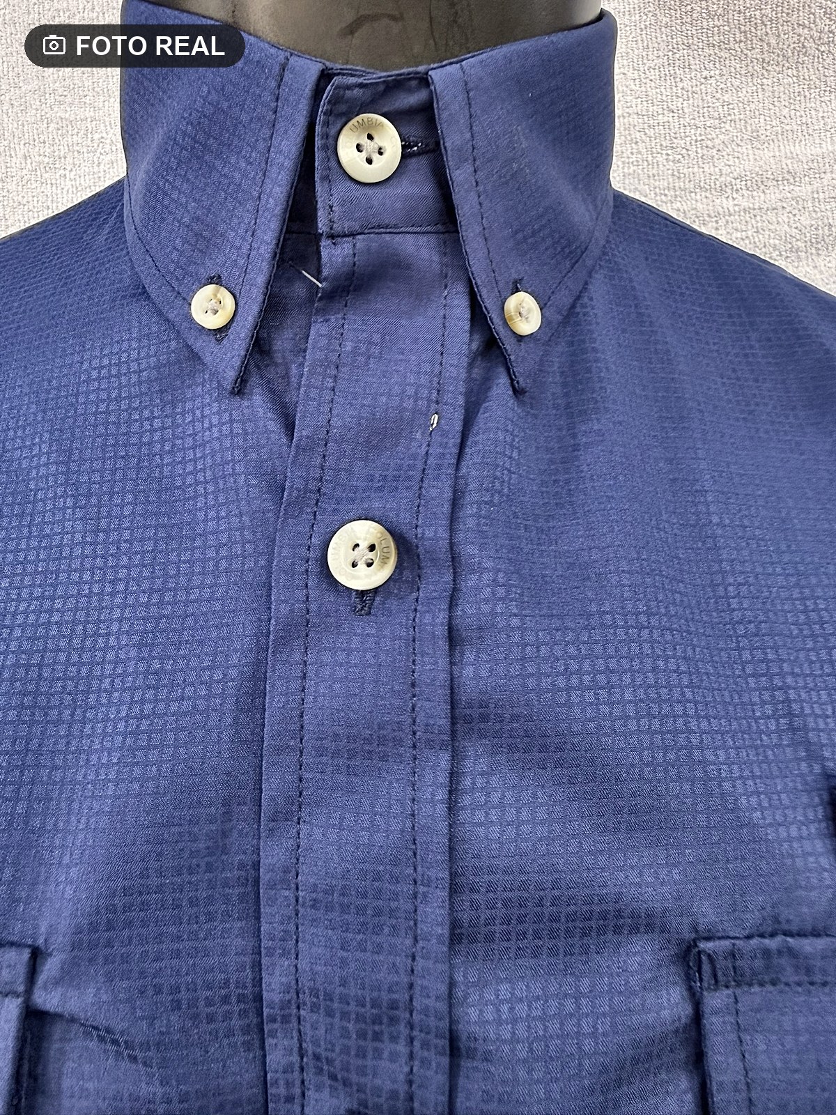 Camisa Táctica Convertible Azul Marino vista 5