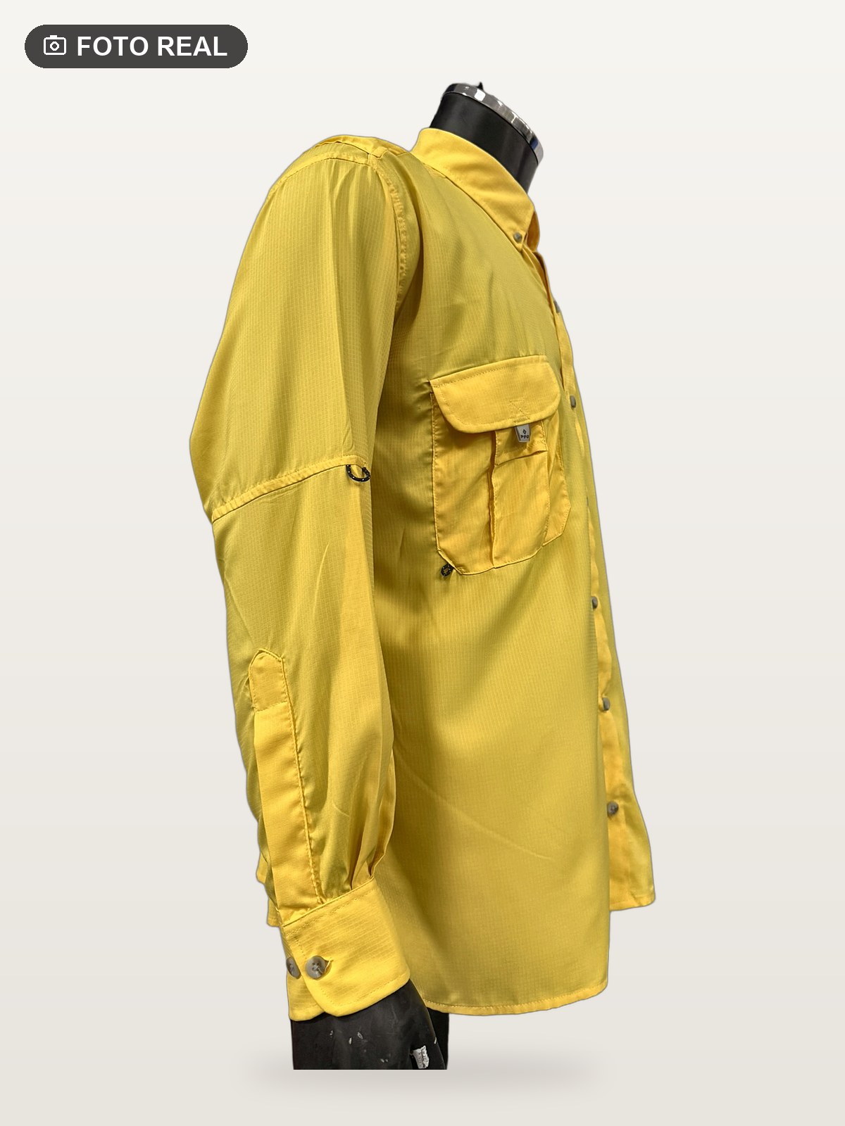 Camisa Táctica Convertible Amarillo vista 3