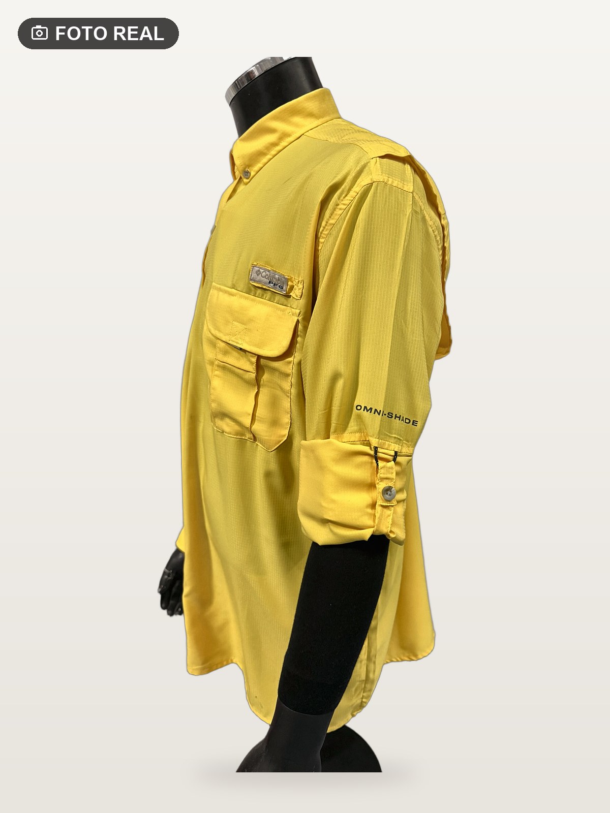 Camisa Táctica Convertible Amarillo vista 2
