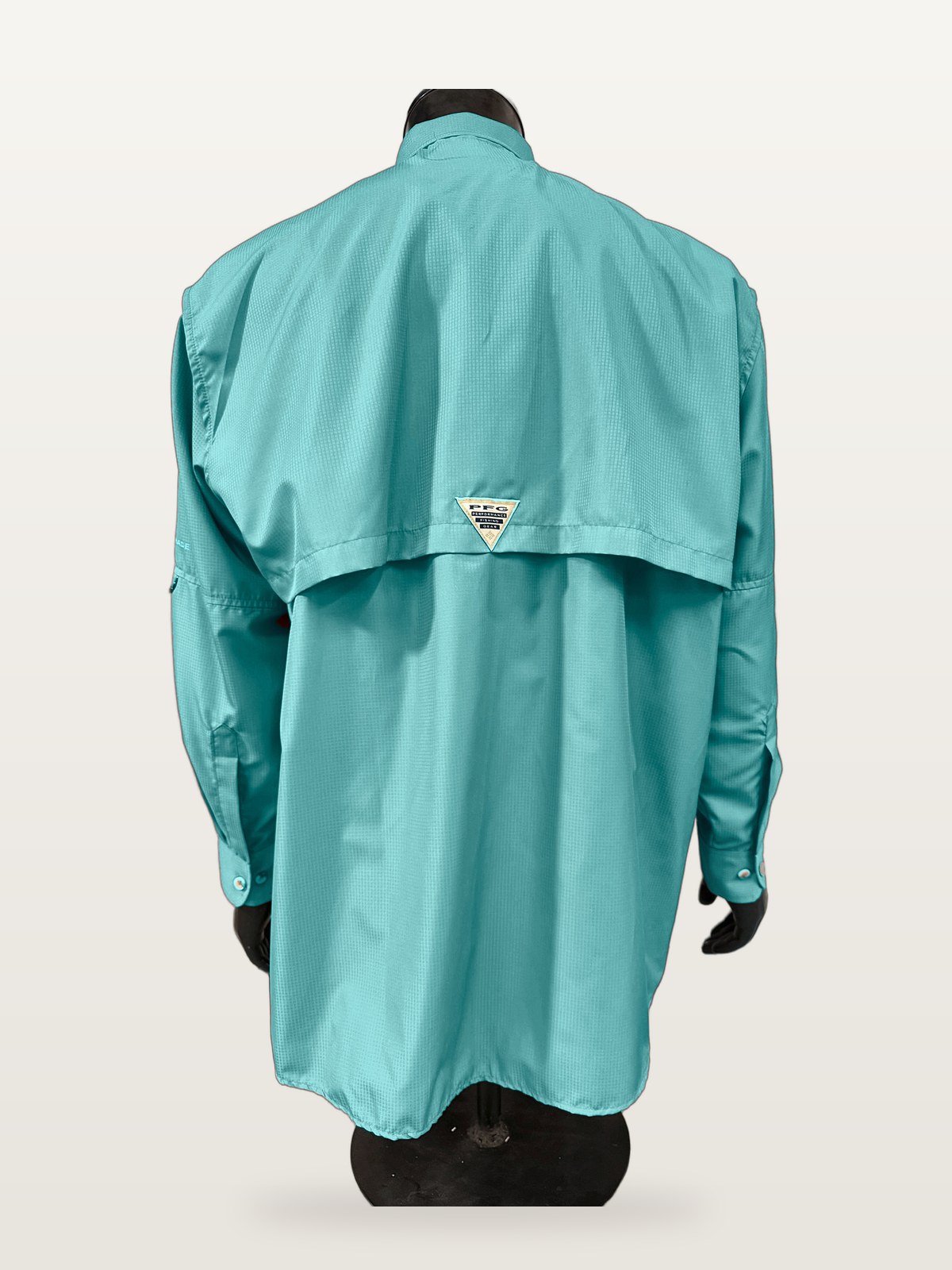 Camisa Táctica Convertible Celeste Aqua vista 4