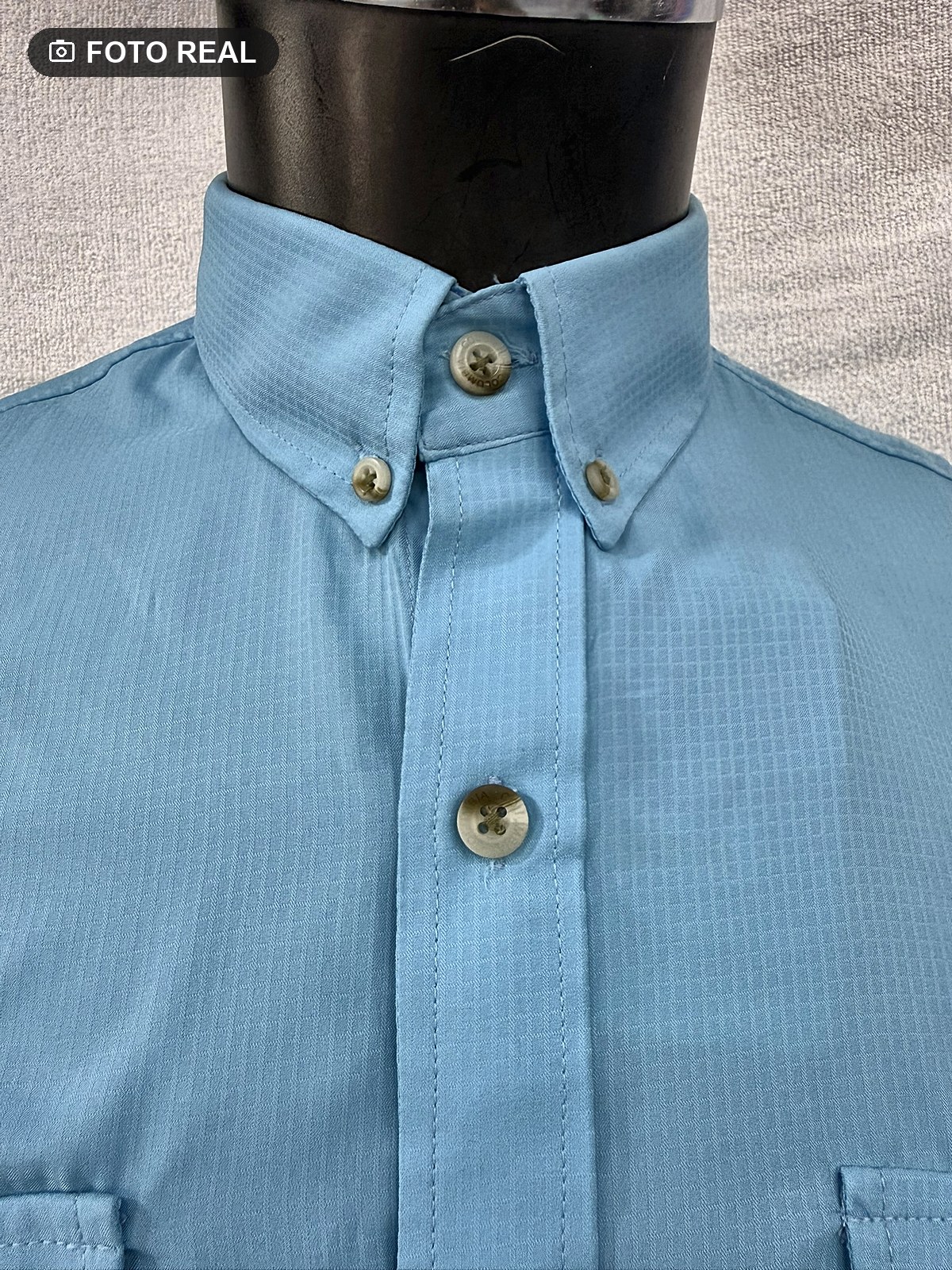 Camisa Táctica Convertible Celeste vista 5
