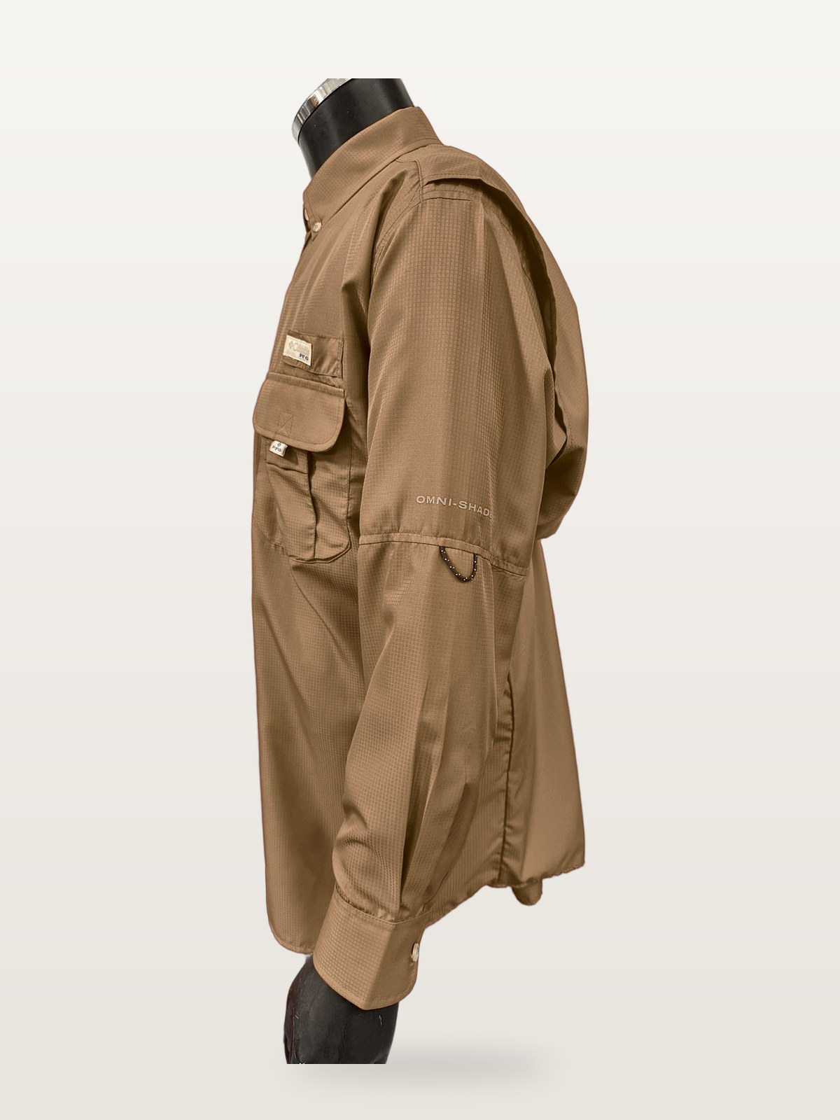 Camisa Táctica Convertible Khaki vista 3