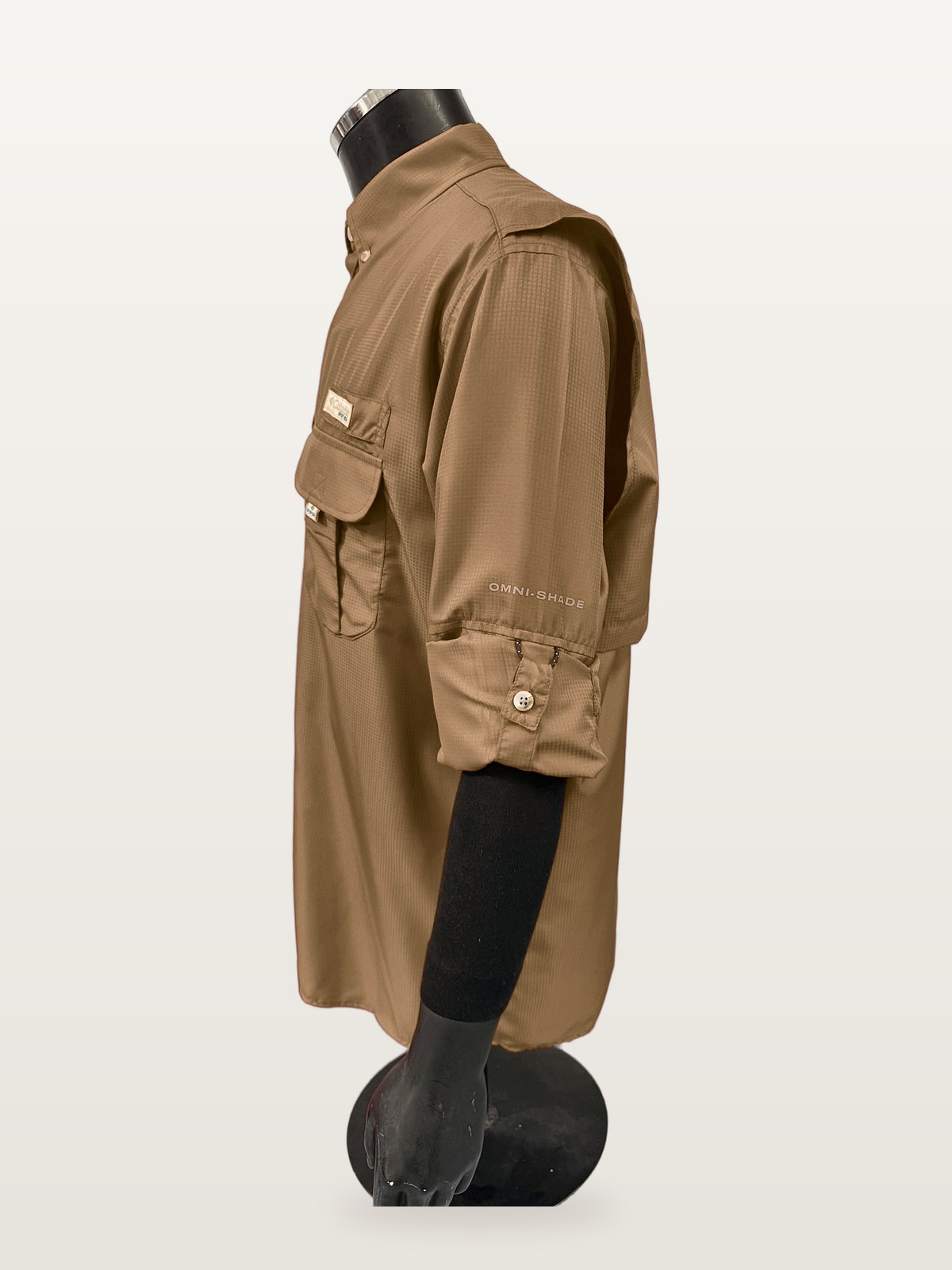 Camisa Táctica Convertible Khaki vista 2