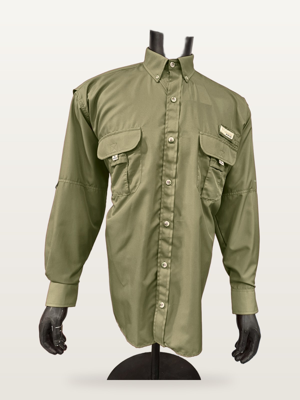 Camisa Táctica Convertible color Verde Olivo, foto real