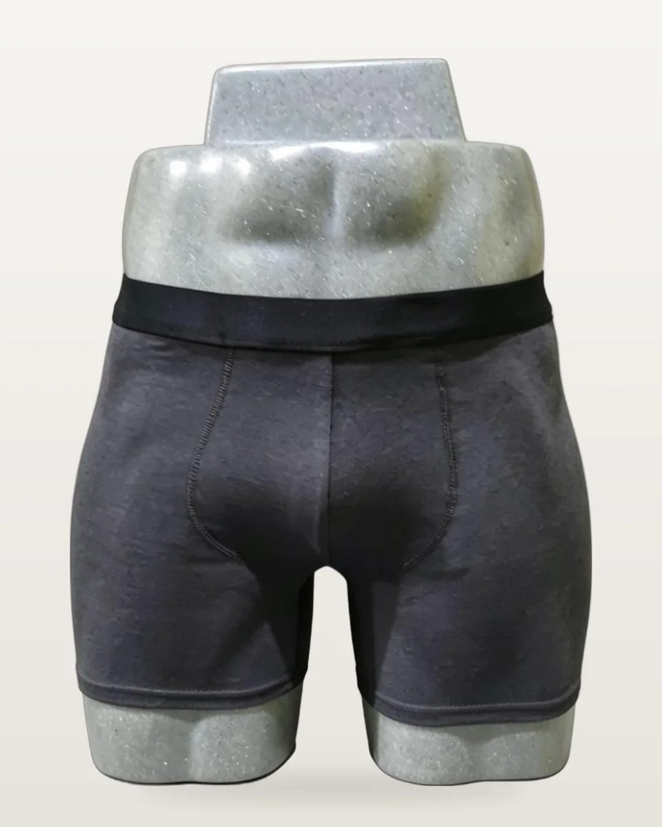 Boxer Brief Barately color Gris Oscuro, foto real