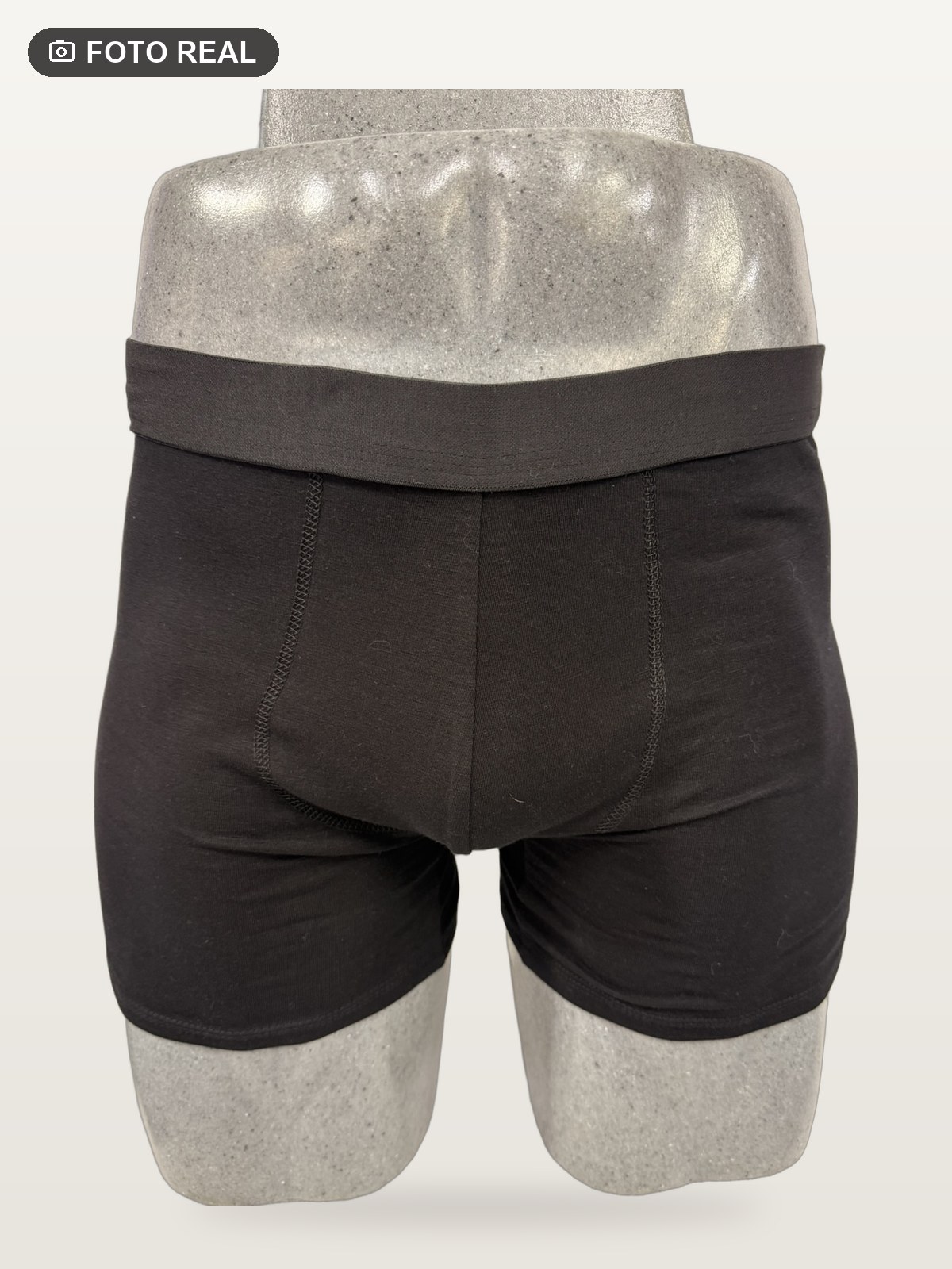 Boxer Brief Talla Grande color Gris Oscuro, foto real