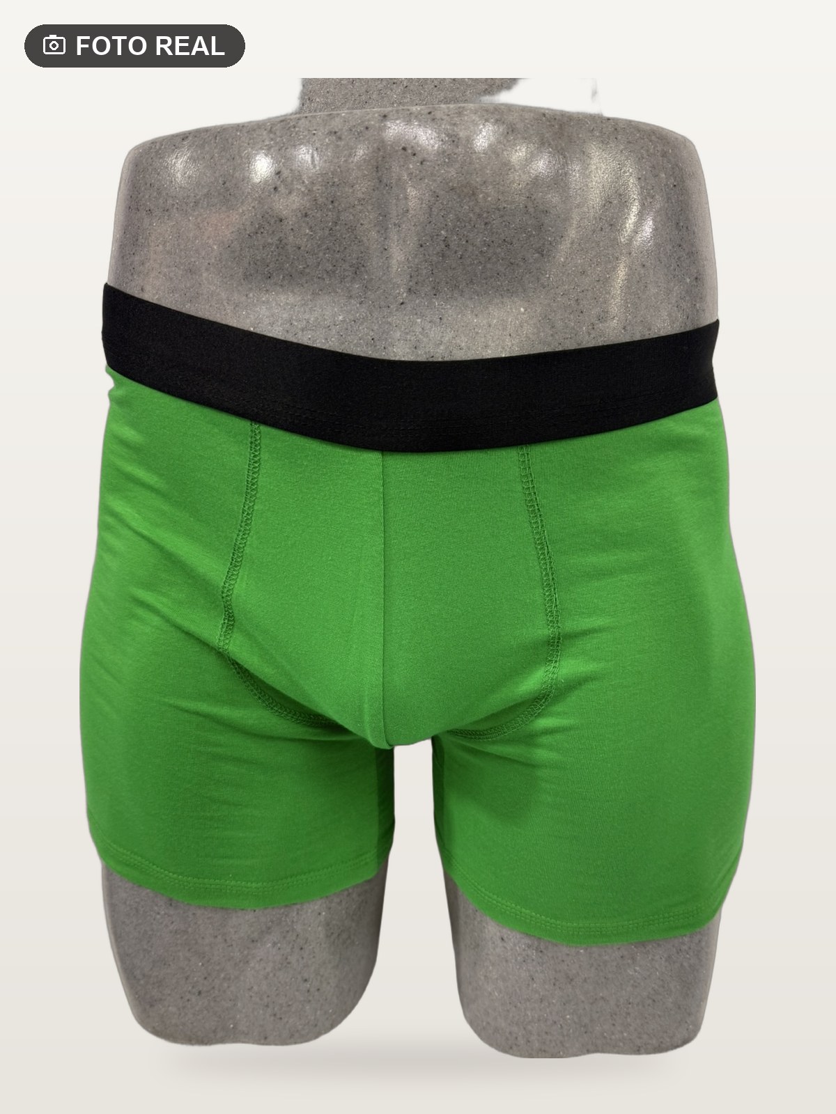Boxer Brief Talla Grande color Verde, foto real