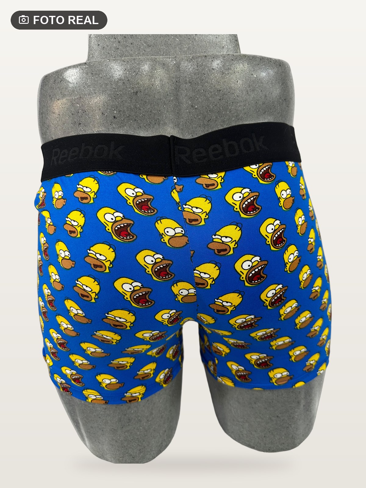 Boxer Brief Talla Grande Homero Fondo Azul vista 2