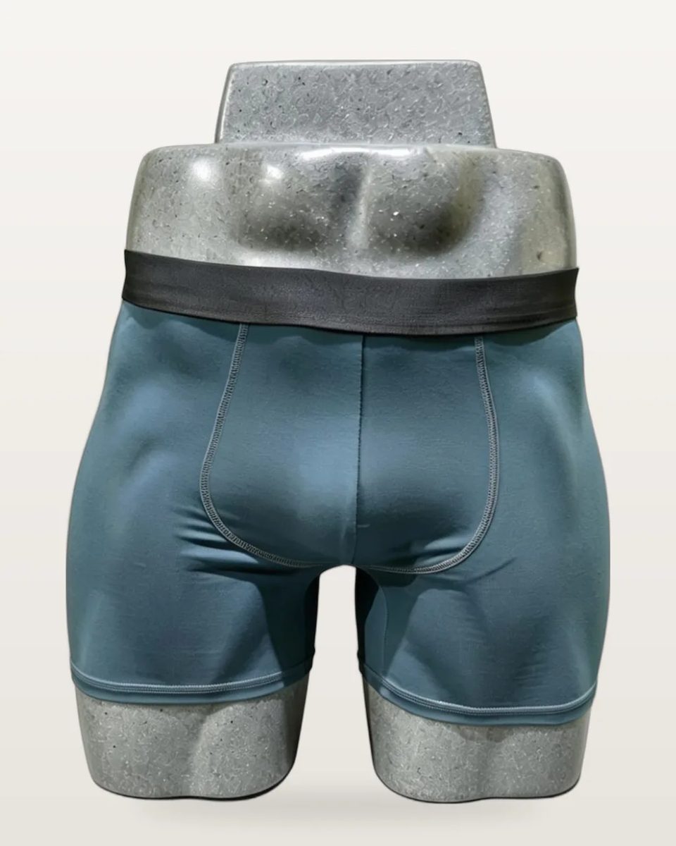 Boxer Brief Barately color Azul Petrolado, foto real