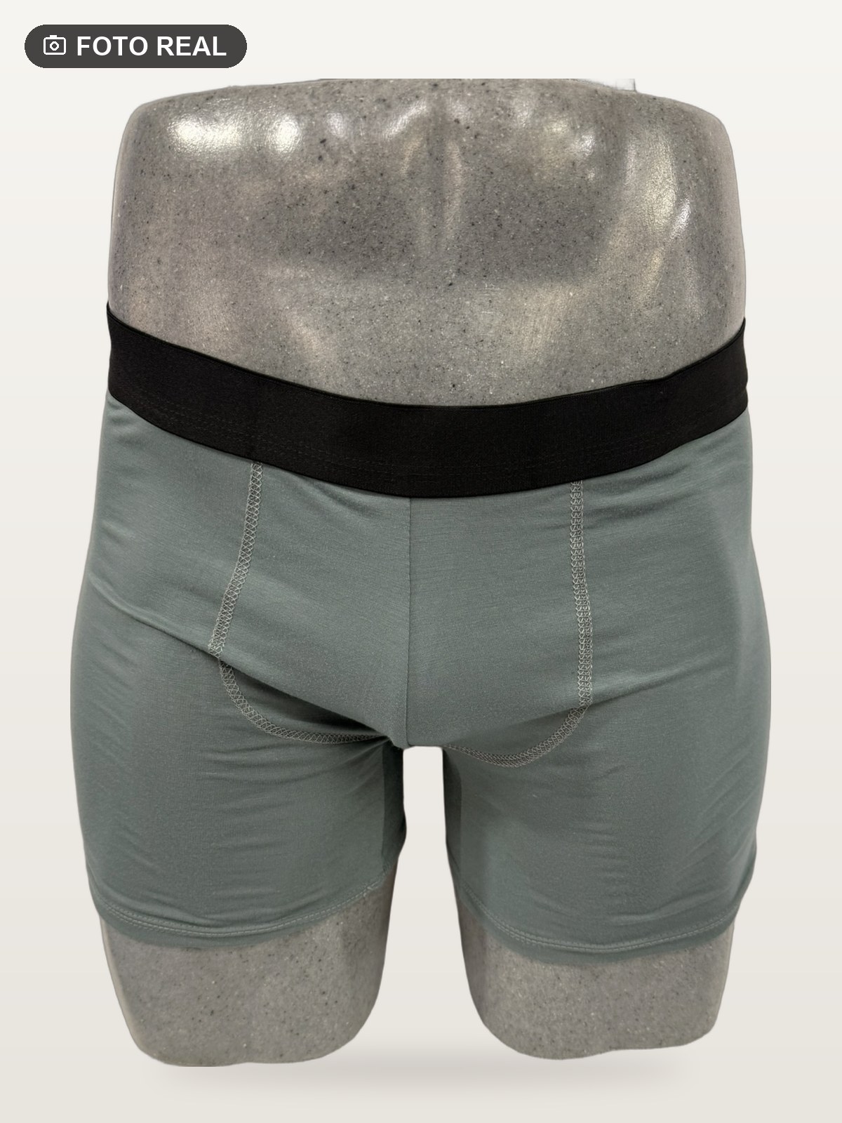 Boxer Brief Talla Grande color Azul Petrolado, foto real