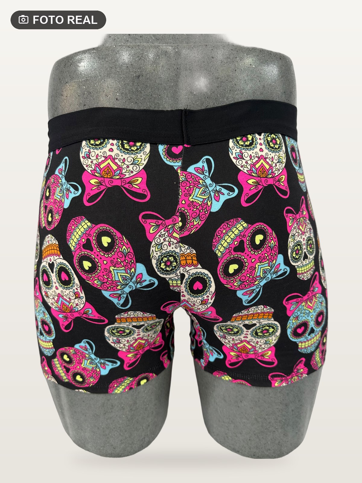 Boxer Brief Talla Grande Catrinas Fondo Negro vista 2