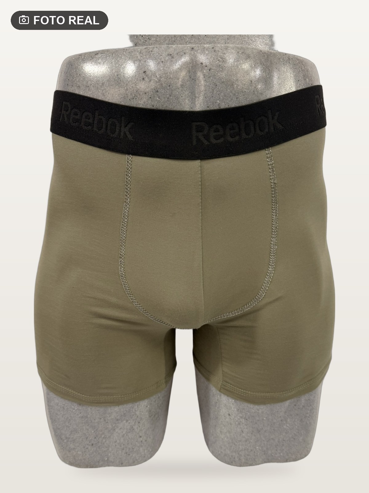 Boxer Brief Talla Grande color Verde Olivo, foto real