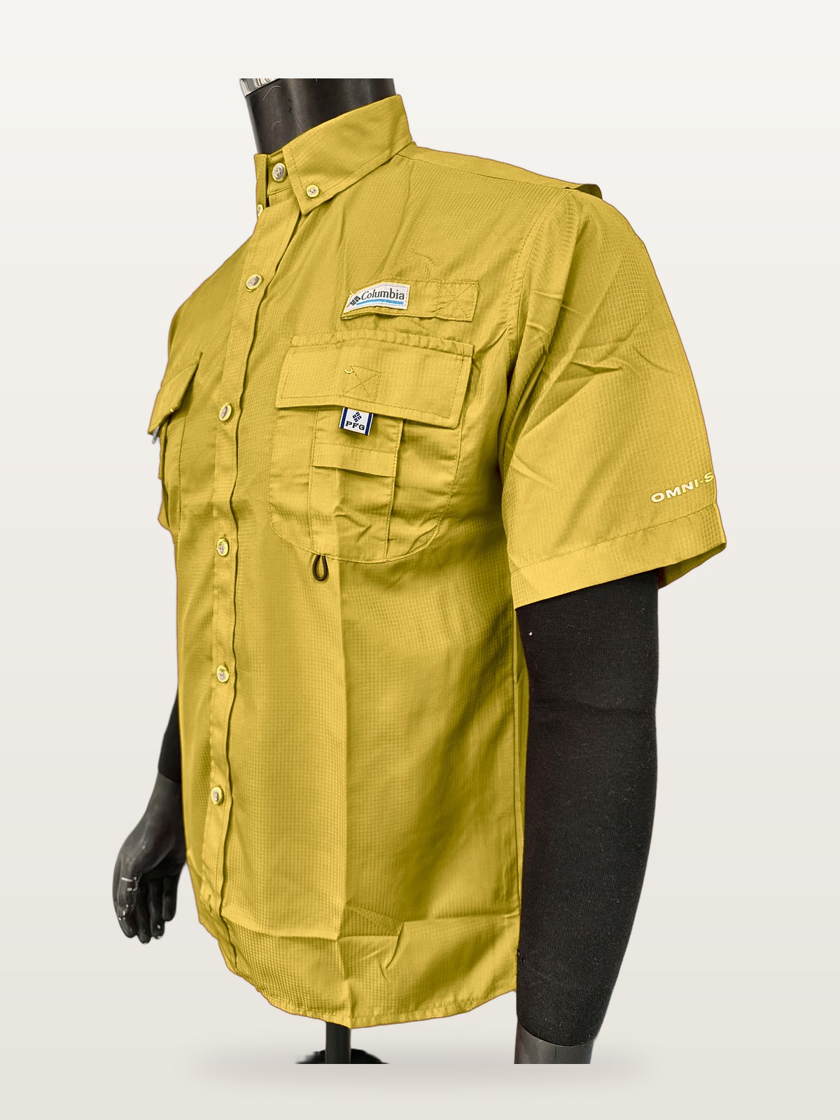 Camisa Táctica Manga Corta Amarillo vista 2