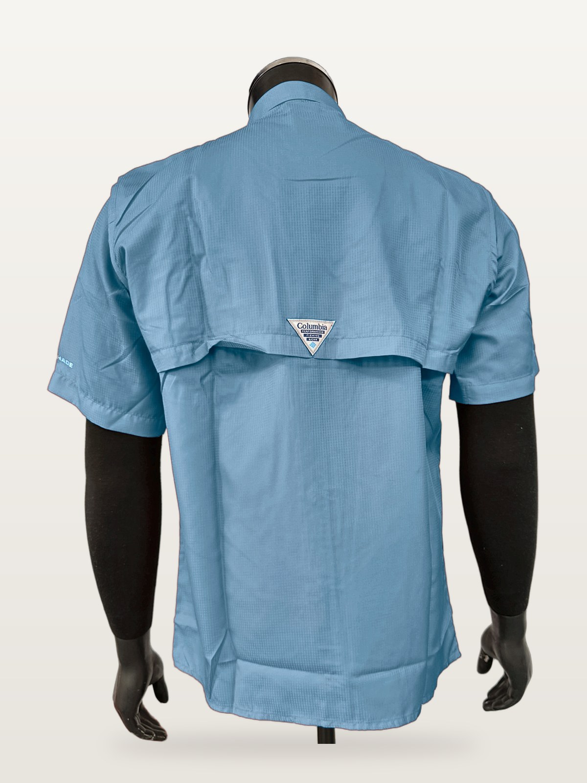 Camisa Táctica Manga Corta Celeste vista 4