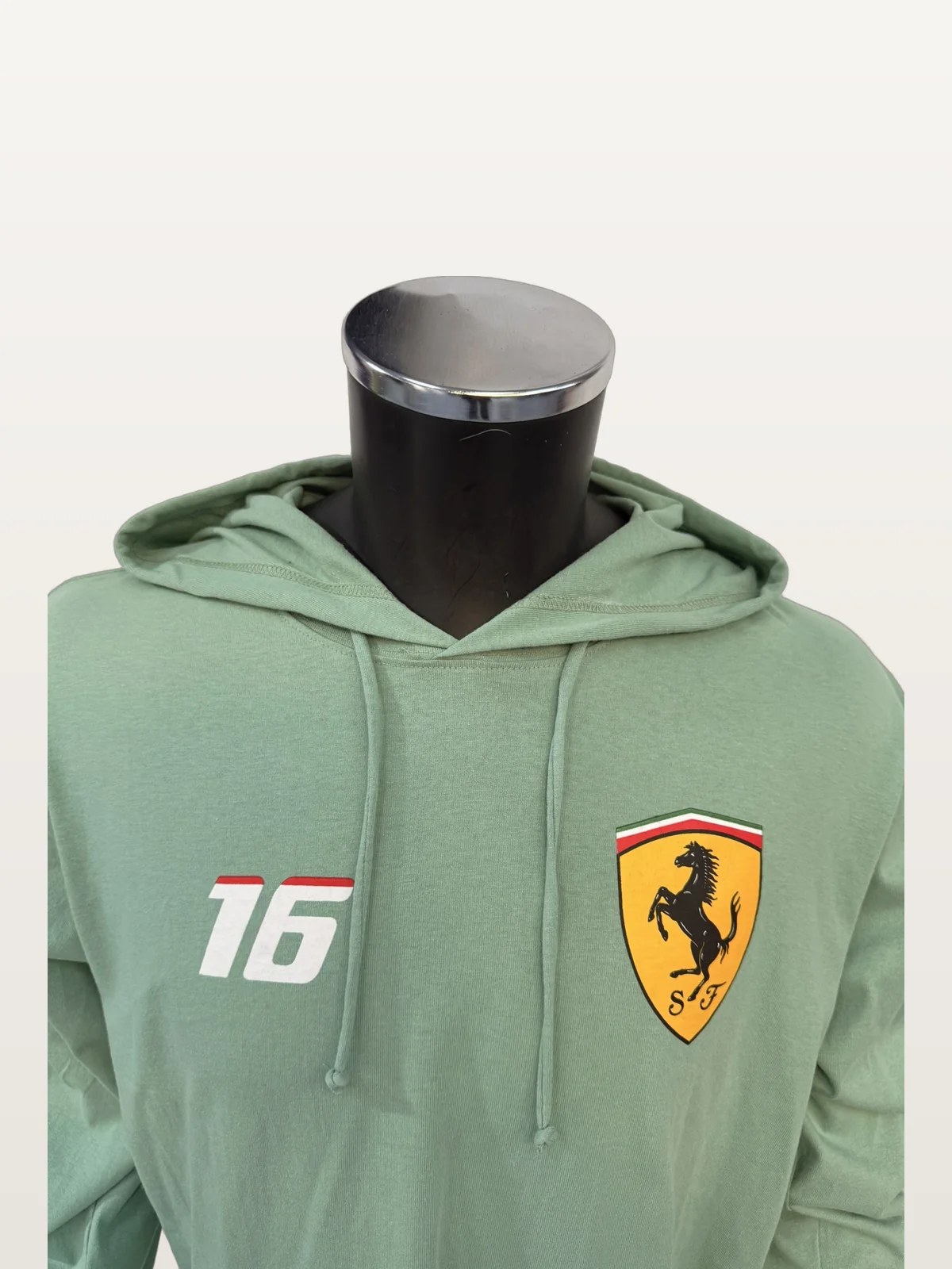 Sudadera Con Capucha De Autos Verde Salvia vista 5