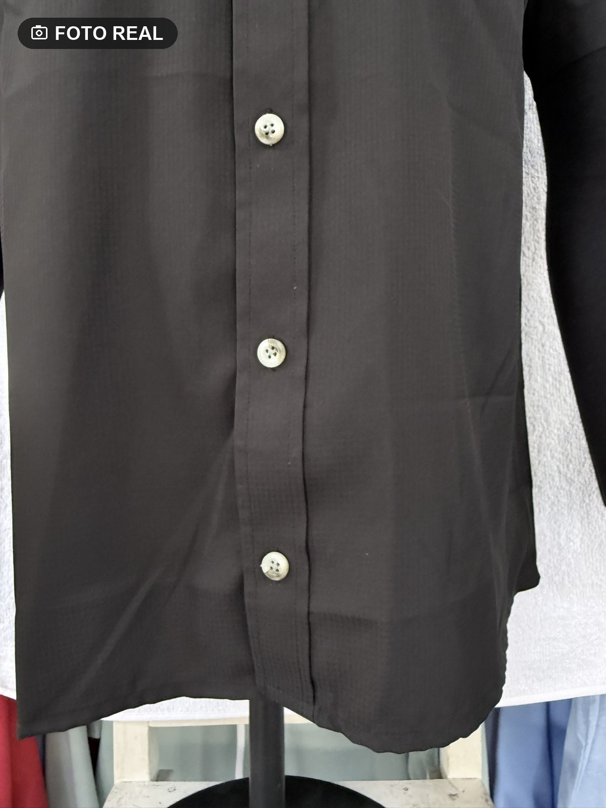 Camisa Táctica Manga Corta Negro vista 5