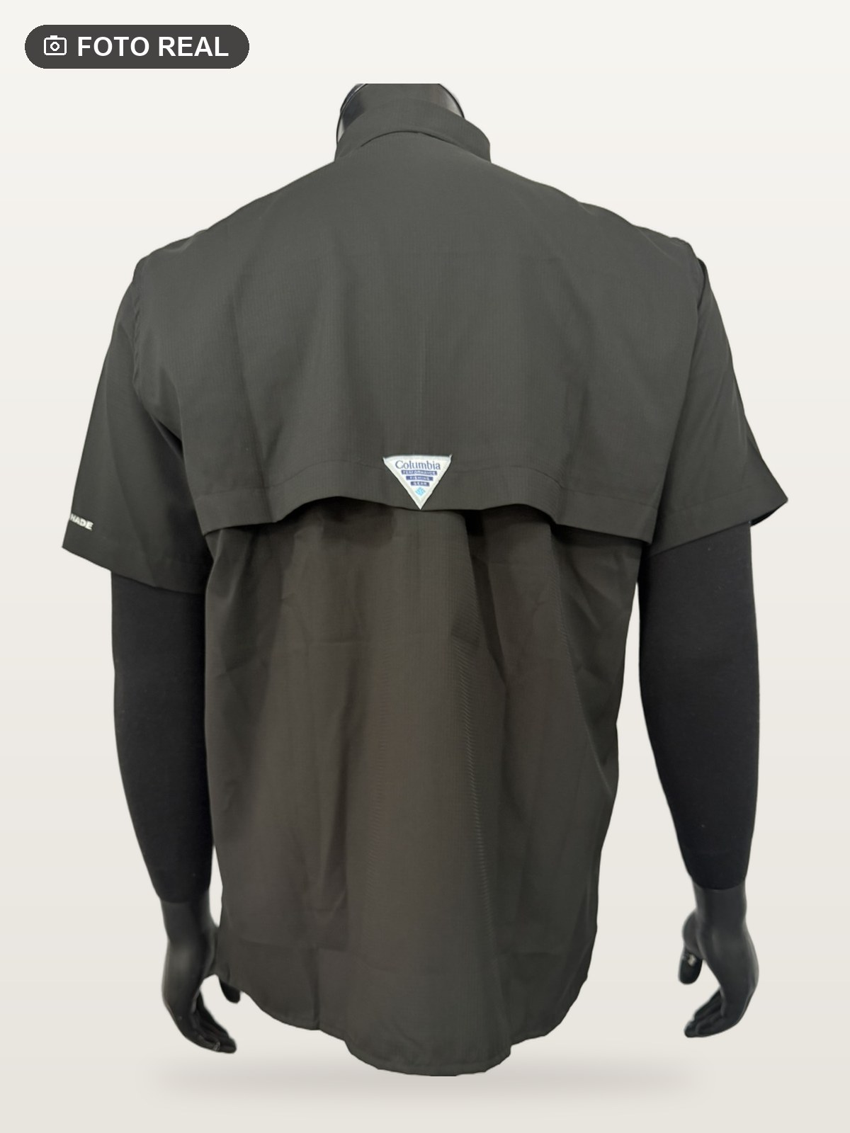 Camisa Táctica Manga Corta Negro vista 3