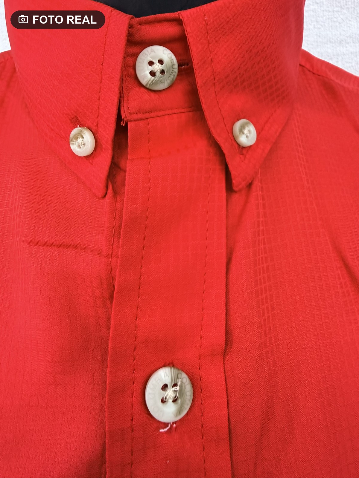 Camisa Táctica Manga Corta Rojo vista 5