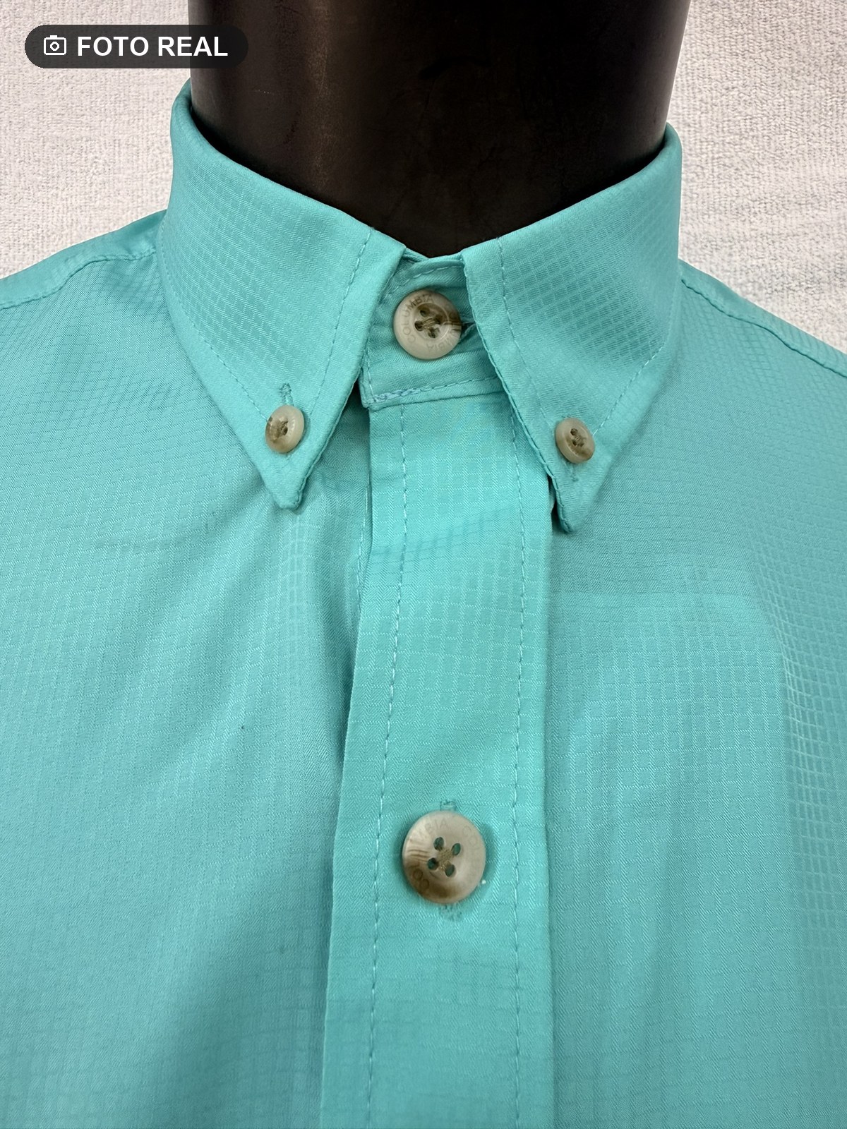 Camisa Táctica Manga Corta Celeste Aqua vista 5