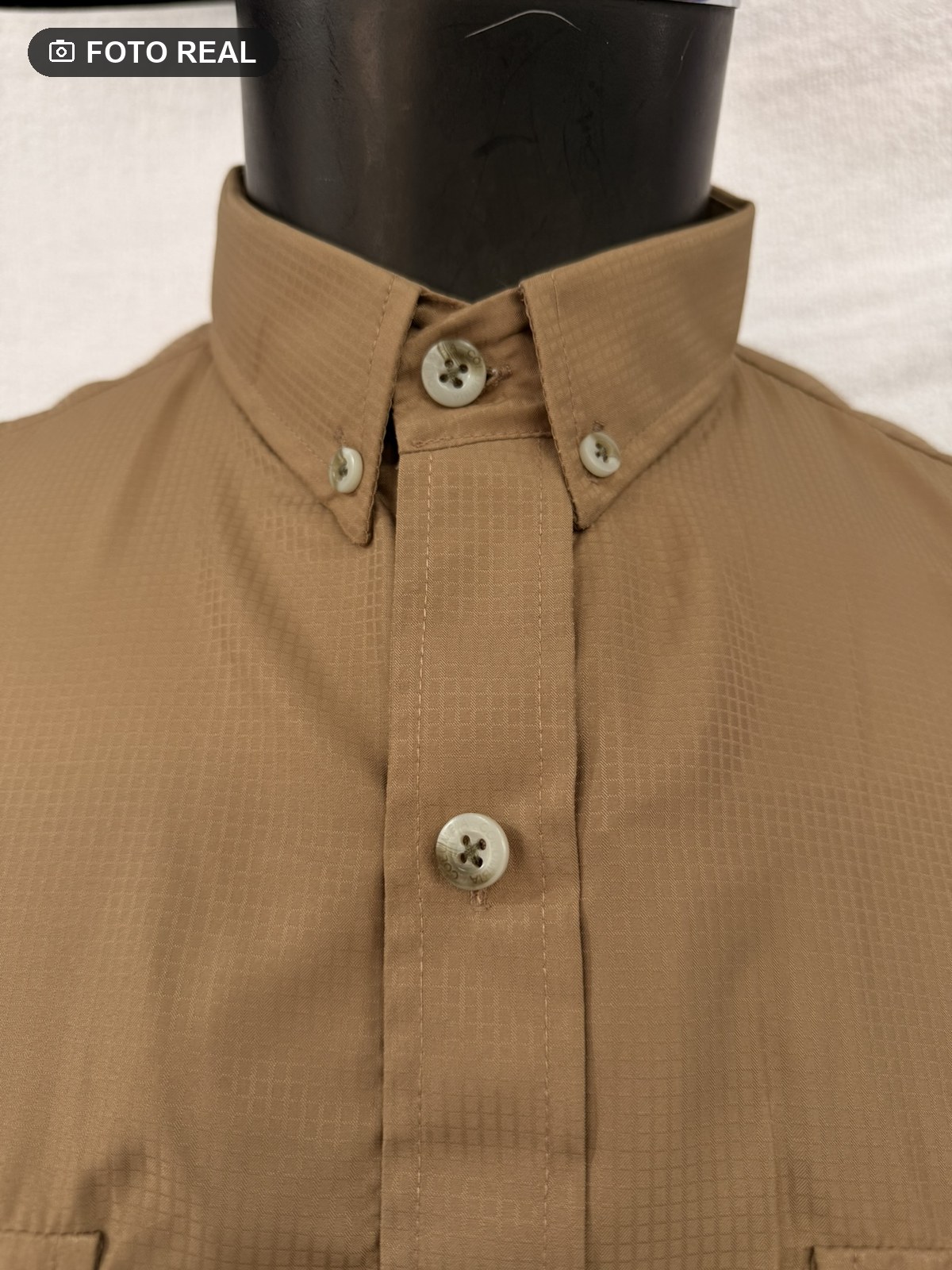 Camisa Táctica Manga Corta Khaki vista 5