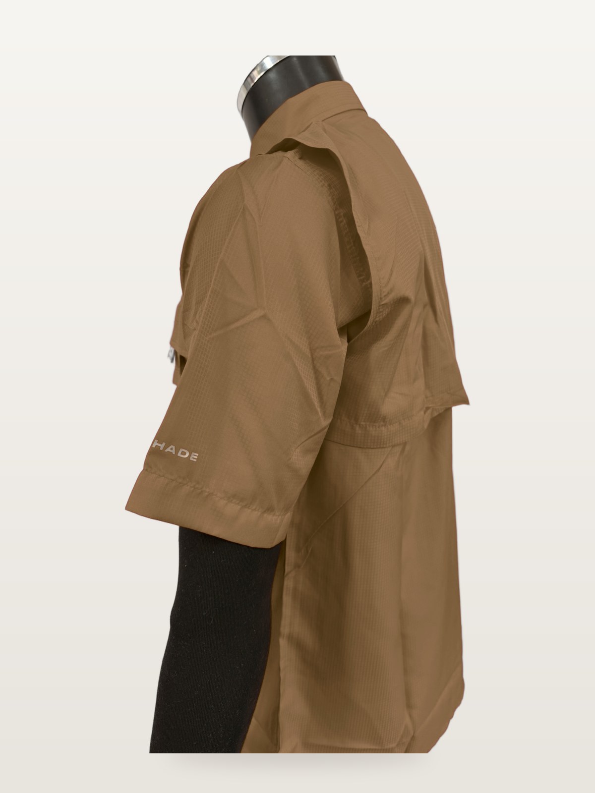 Camisa Táctica Manga Corta Khaki vista 3