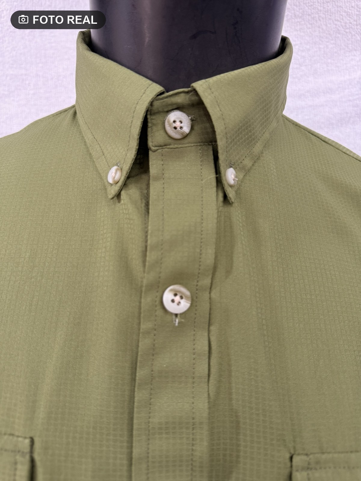 Camisa Táctica Manga Corta Verde Olivo vista 5